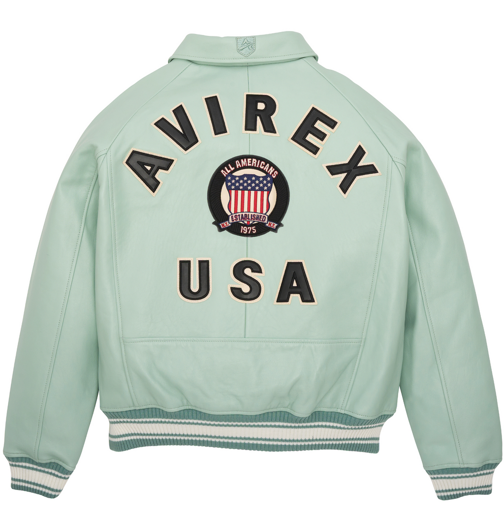 Mens Avirex Leather Jacket