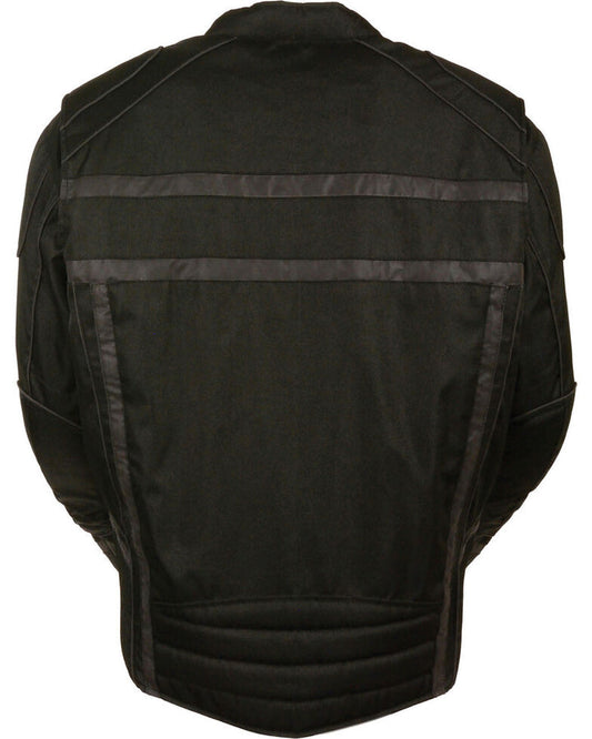 Premium Quality New Style Fashion Black Vented Reflective Jacket