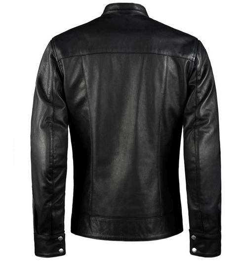 Purchase Best 100%High Quality Mens Vintage Black Biker Leather Jacket