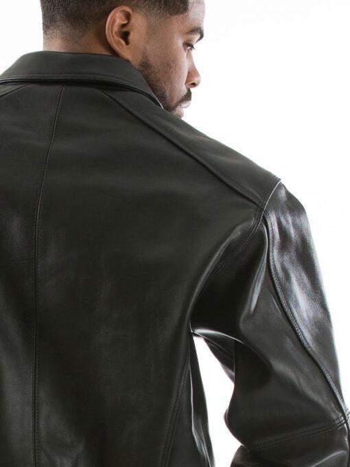 Pelle Pelle Applique Black Plush Jacket