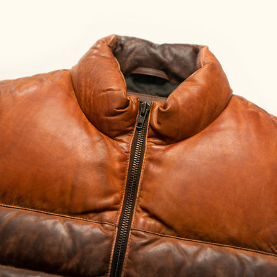 BRIDGER LEATHER DOWN VEST
