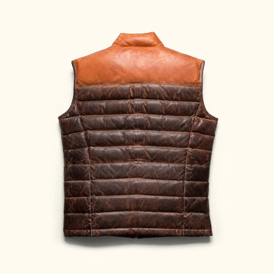 BRIDGER LEATHER DOWN VEST