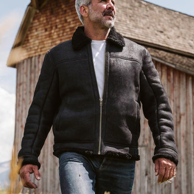 Maverick Leather Bomber Jacket