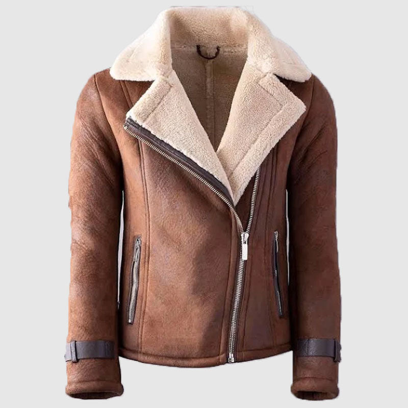 new aviator leather coat shop
