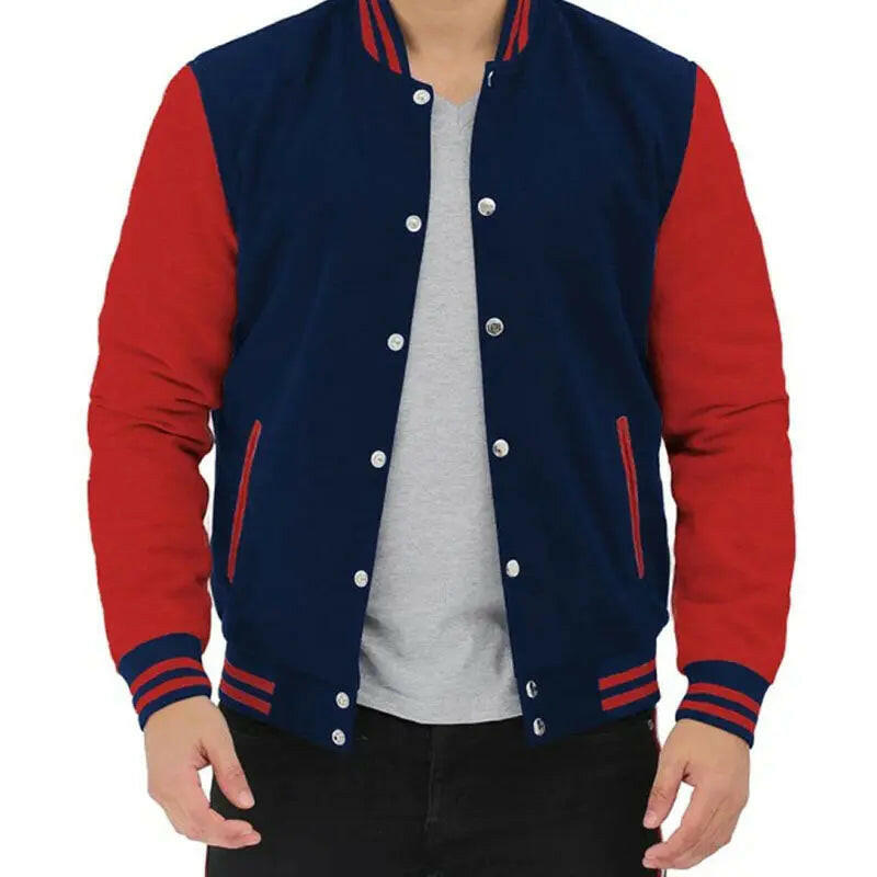 Varsity Letterman Leather Jacket For Sale