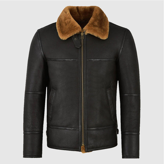 uy Best Winter Sheepskin B3 Bomber Shearling Jackets For Sale
