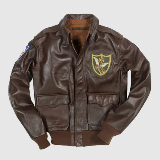 Buy A-2 Men’s Fighter Bomber Leather Jacket Best Flight Leather Jacket