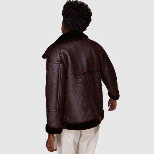 New 2022 Aviator Bomber Jacket Women For Sale