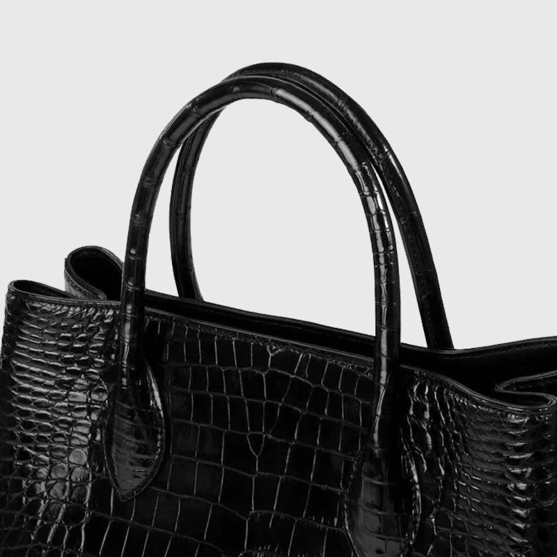 Buy Best Style Crocodile Leather Luxury Bags Genuine Premium Leather Purse For Christmas Sale
