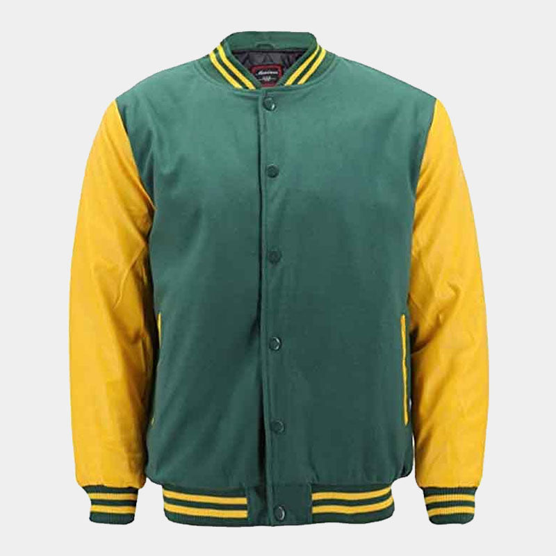 Baseball hot sale jacket yellow