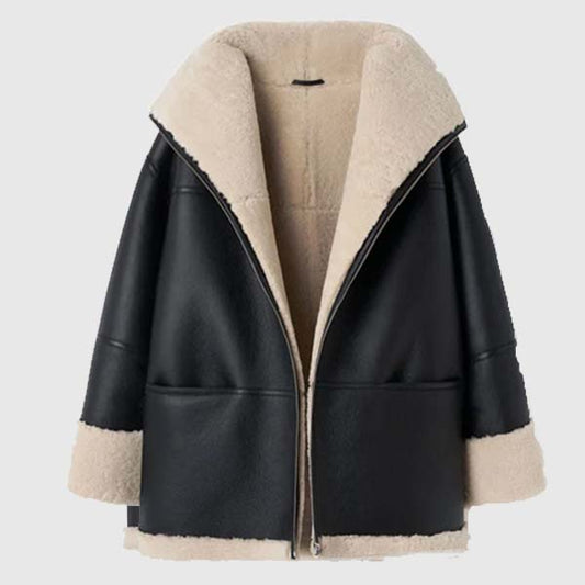 Buy Best Women B3 RAF Aviator Style Sheepskin Leather Jacket For Sale