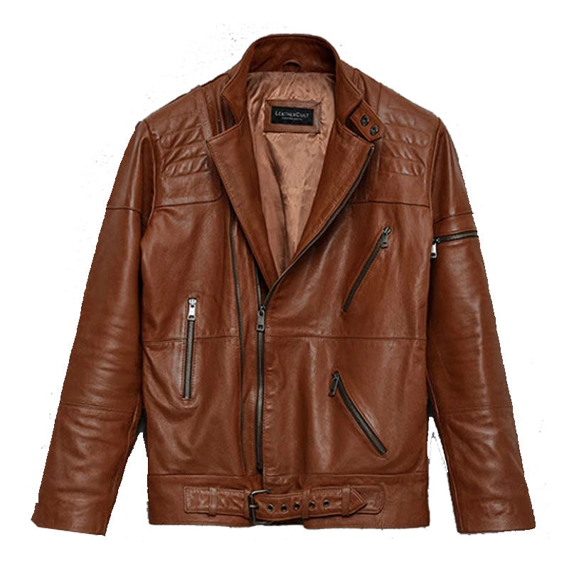 Mens Buy Best Looking Boys Fashion Biker Cruiser Leather Blazer Jacket For Sale