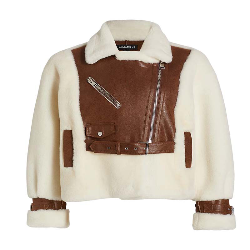 Elody Mixed-Media Jacket