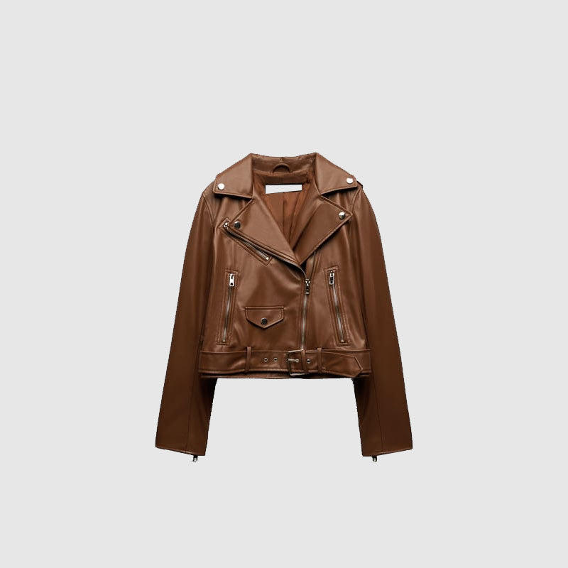 Faux Leather Jacket