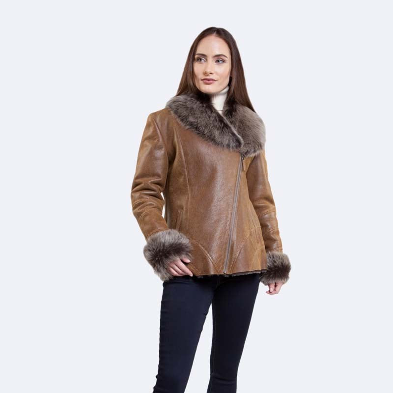Judy Sheepskin Jacket