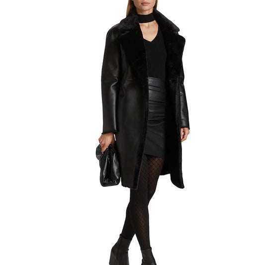 Leanne Reversible Faux Leather Jacket