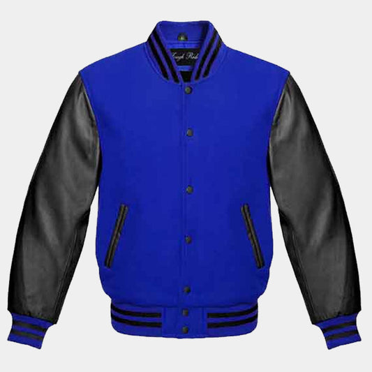 Men Buy Best Genuine Style Letterman Leather Varsity Jacket For Sale