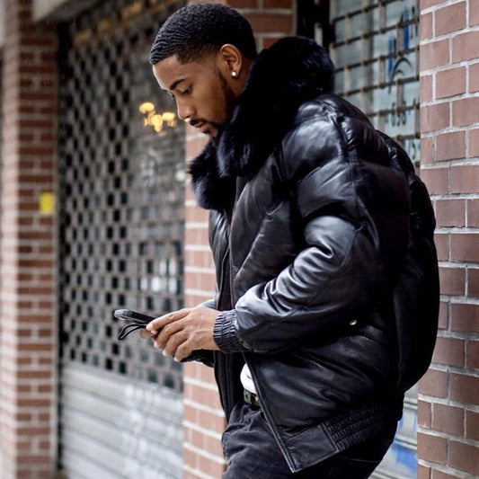 Shop Best V-Bomber Leather Jacket For Sale