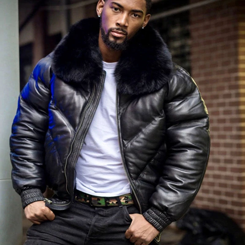 Buy Best Bubble Leather Jacket For Mens