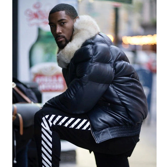 Best High Quality V Bomber Bubble Leather Jacket Available In Discount Prices