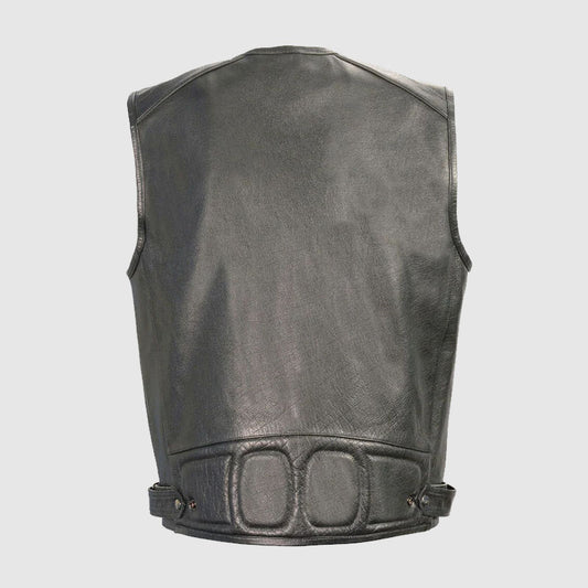 Mens Motorcycle Leather Vest For Sale