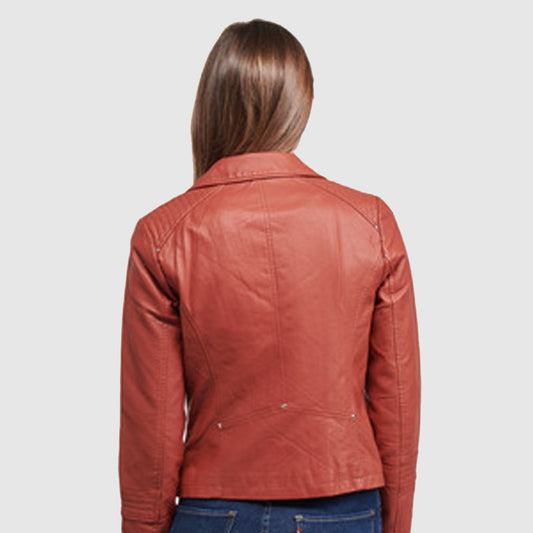 women fashion leather jacket online shop