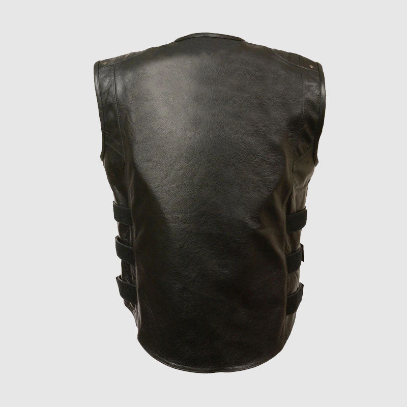 Bizarre Best Motorcycle Leather Vest Bonus Sale