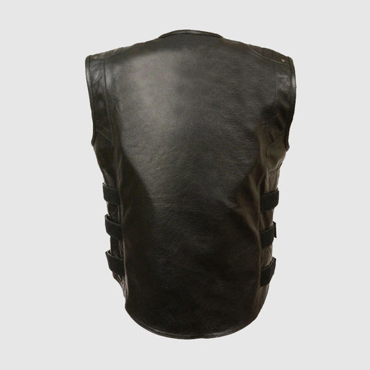 Bizarre Best Motorcycle Leather Vest Bonus Sale