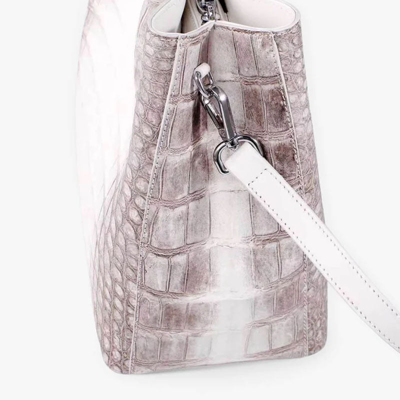 Purchase Best Genuine High Quality Crocodile White Leather Purse For Sale