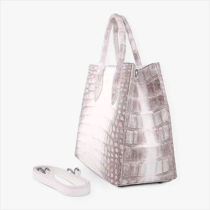 Purchase Best Genuine High Quality Crocodile White Leather Purse For Sale