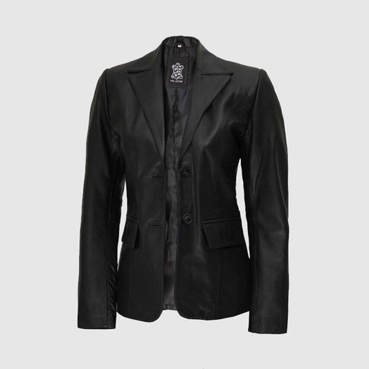 Buy Best Leather Jacket Blazer For Women