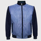 Buy Best Style Suede & Ostrich Leather Blouson Jacket For Sale