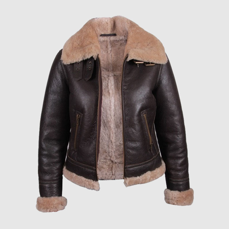Buy Best Style Women Shearling sheepskin Jacket - Virgo