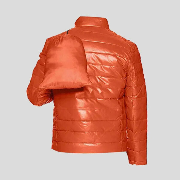 buy orange leather jacket for sale