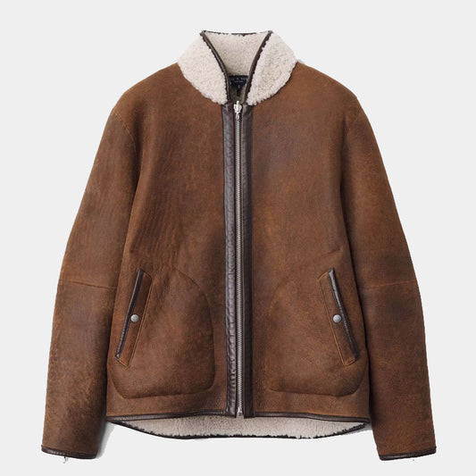 Elliot Shearling Leather Jacket