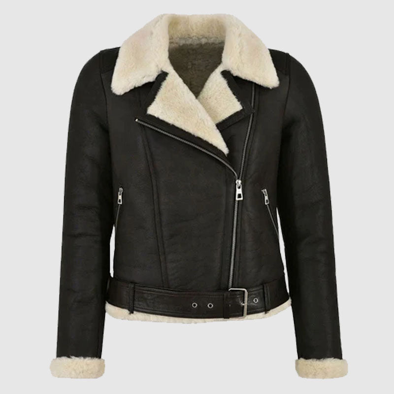 Best B3 Bomber Shearling Leather Jacket