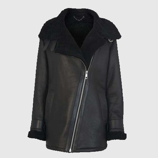Women Sheepskin Leather Jacket For Sale