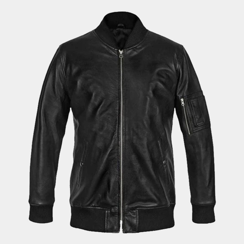 Top Best High Quality Of Boys Genuine Bomber Leather Jacket For Sale