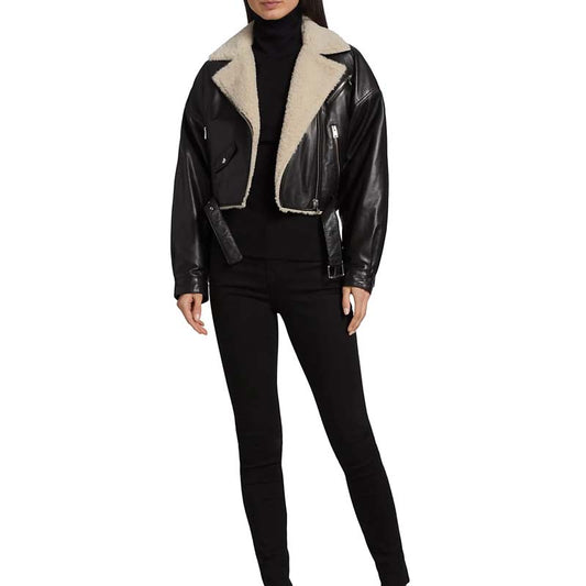 Dylan Leather Biker Jacket
