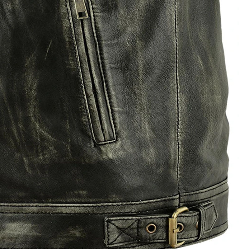 Buy Genuine Best Looking Fashion Boys Biker William Leather Jacket For Sale