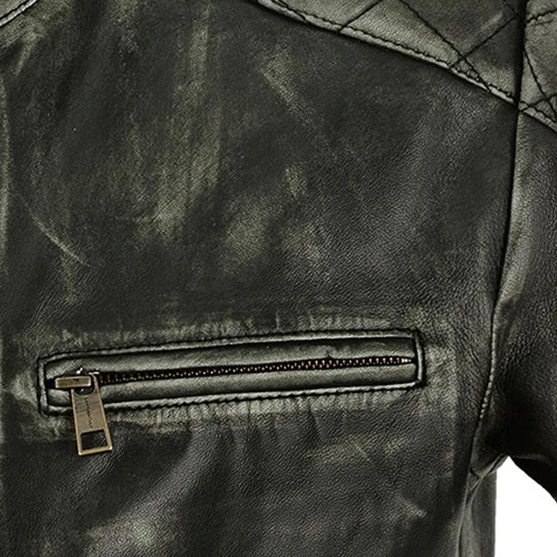 Buy Genuine Best Looking Fashion Boys Biker William Leather Jacket For Sale