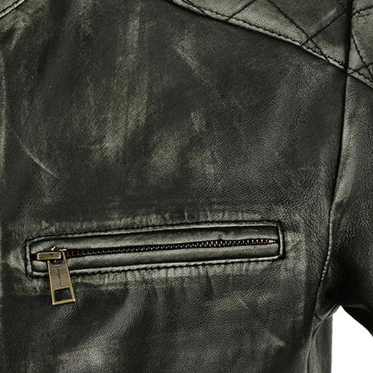 Buy Genuine Best Looking Fashion Boys Biker William Leather Jacket For Sale