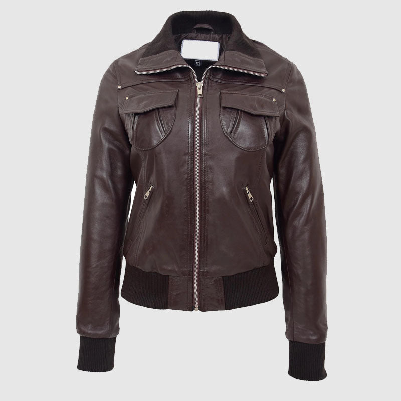 womens online fashion leather jacket shop