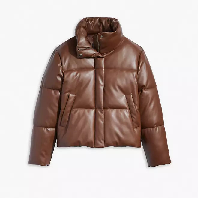 Sustainable Leather Puffer Jackets