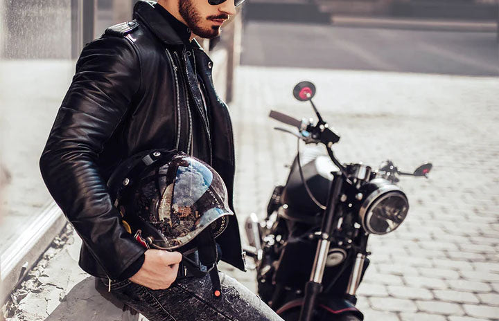 Buy best genuine biker blazers leather jackets B3 shearling jackets ...