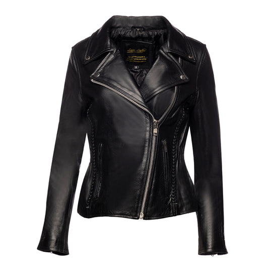 Buy Best High Quality Biker Heavy Leather Jacket With Braiding