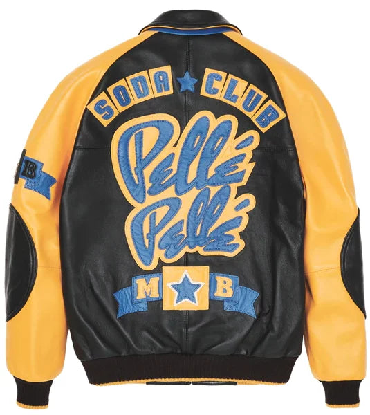 Purchase Best Looking Hot Sale Pelle Pelle Soda Club Plush Yellow Jacket