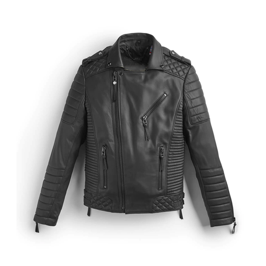 Best Quality New Style Fahion Men Black Motorcycle Riding Jacket