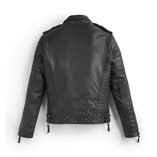 Best Quality New Style Fahion Men Black Motorcycle Riding Jacket
