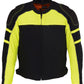 High Quality New Style Fashion Men's Mesh Racing Jacket with Removable Rain Jacket